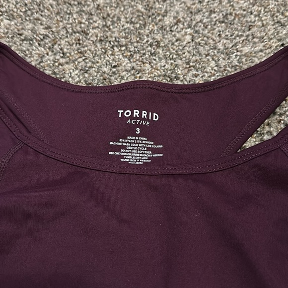 Torrid Active Sports Bra 3X NWT Purple - Picture 3 of 4